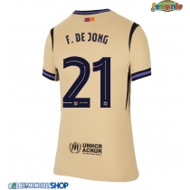 Maglie da calcio Barcelona Frenkie de Jong #21 Seconda Maglia Femminile 2025-26 Manica Corta